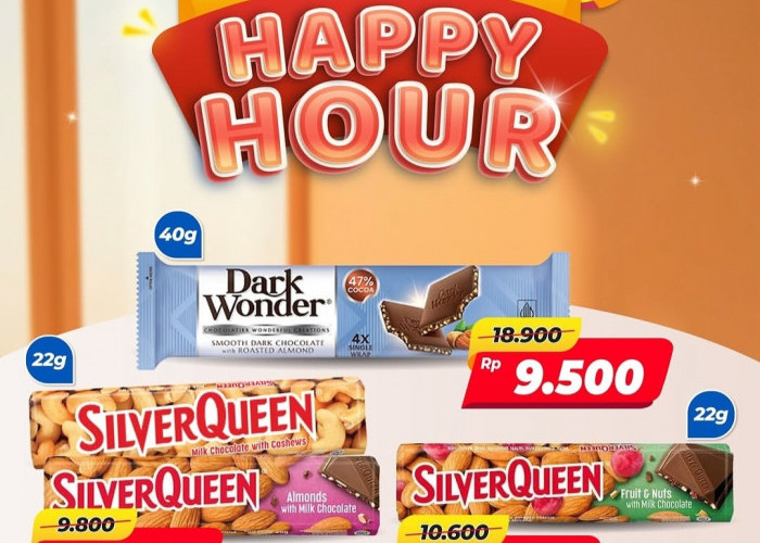 Promo Happy Hour Alfamart Hari Ini: Diskon Spesial Cokelat Favorit Pukul 17.00 - 19.00 WIB