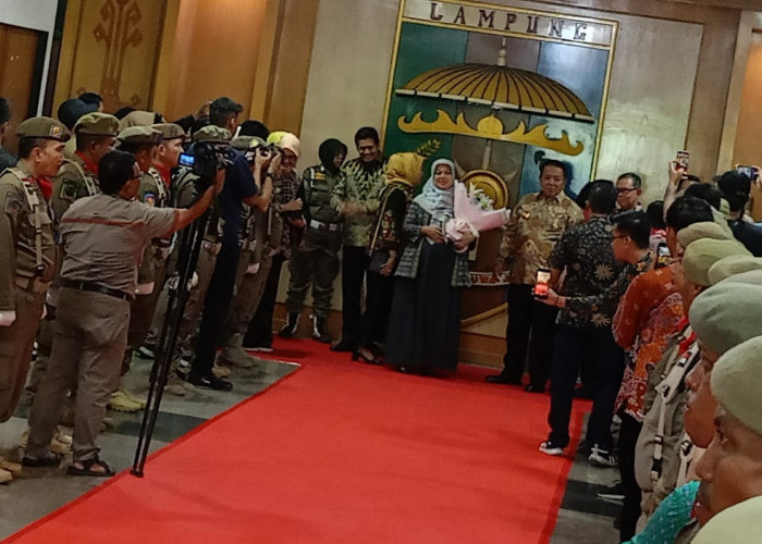 Pelepasan Wakil Gubernur Lampung, Chusnunia Chalim Sampaikan Terima Kasih Atas Kesempatan Yang Diberikan