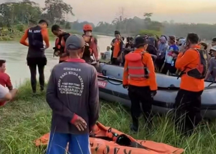 Bikin Rakit Berujung Petaka, Dua Remaja Hanyut di Sungai Way Sekampung Pringsewu Belum Ditemukan
