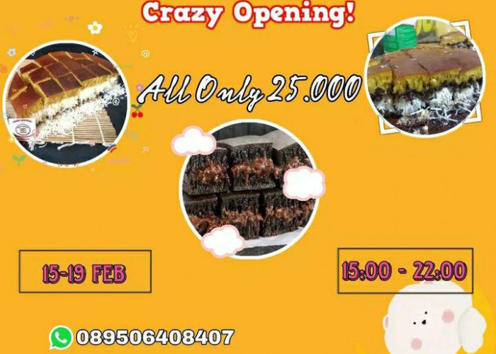 Promo Crazy Opening Martabak Arion, Harga Serba Rp 25 Ribuan