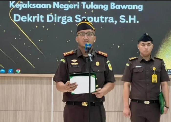 Kasi Pidum Kejari Tulang Bawang Berganti, Kajari Tekankan Penguatan Kinerja dan Integritas