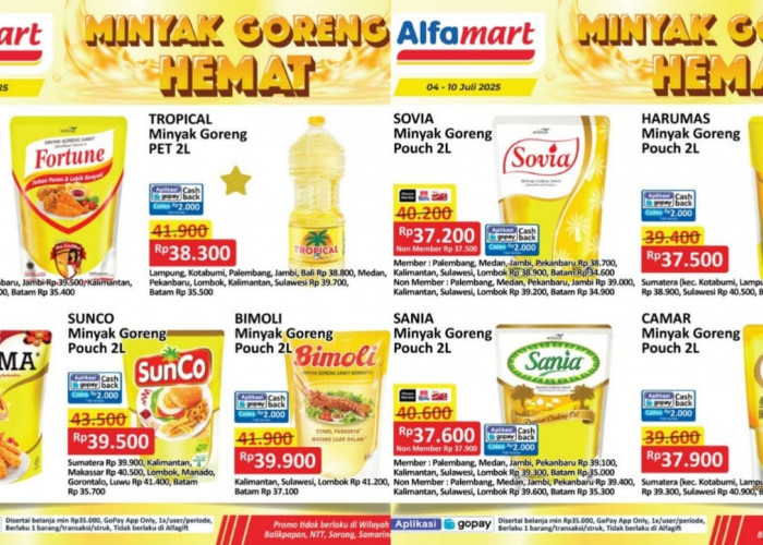 Promo Minyak Goreng Hemat Sampai 10 Juli 2025, Dapatkan Harga Termurah di Alfamart Sekarang! 