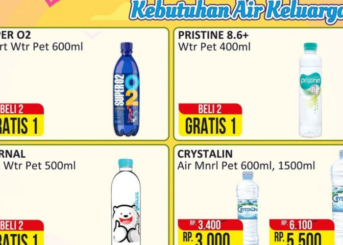 Mineral Water Fair, Penuhi Kebutuhan Air Keluarga Dalam Promo Alfamart Hari Ini, Cek Katalognya