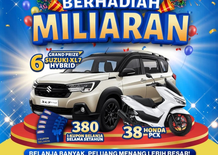 Sambut Hari Jadi ke-38 Gebyar Ultah Indomaret Berhadiah Miliaran: Ada 6 Suzuki XL7 Hybrid dan 38 Honda PCX