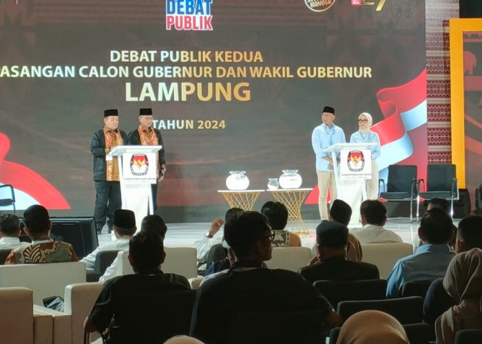 Debat Kedua Pilgub Lampung, Dua Paslon Siap Adu Gagasan 