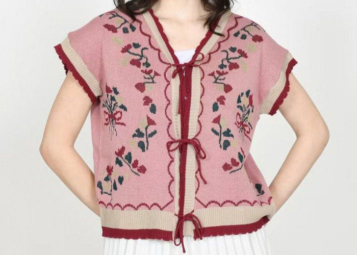 Rekomendasi Vest Knit Wanita Stylish untuk Tampil Manis Setiap Saat