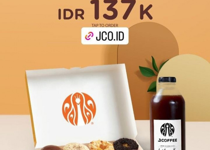 Weekly Promotion JCO Indonesia 2 Hingga 8 Januari 2023, 1 DZN Donuts Plus 1 Liter Lemon Tea Hanya Rp 137 Ribu