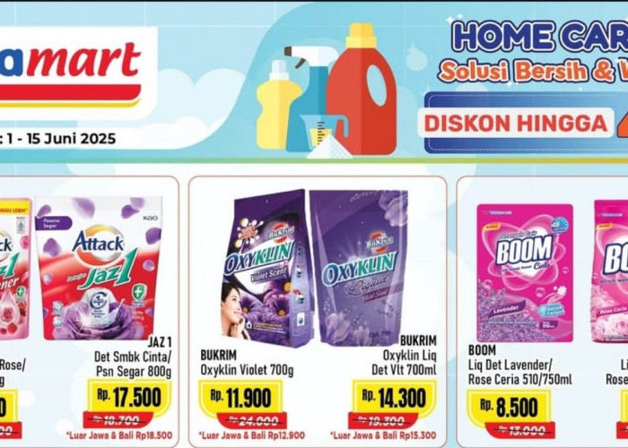 Deterjen Murah Dalam Promo Home Care Alfamart Spesial 2 Juni 2025, Ada Diskon 47 Persen!