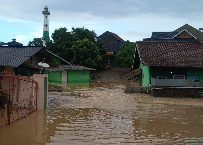 Hujan Deras, Sejumlah Wilayah di Rajabasa Bandar Lampung Terdampak Banjir