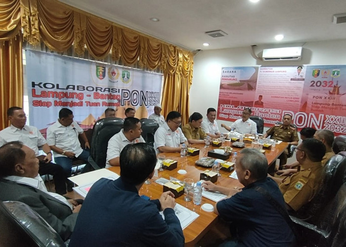 Gelar Pertemuan, Lampung dan Banten Sepakat Jadi Tuan Rumah PON ke-23