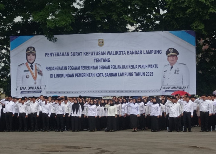 Ribuan PPPK Paruh Waktu Resmi Terima SK, Pemkot Bandar Lampung Tegaskan Kepastian Status