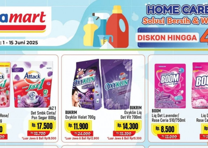 Promo Deterjen Murah Khusus 8 Juni 2025 di Alfamart, Borong Produk Favorit Keluarga Dengan Harga Super Hemat