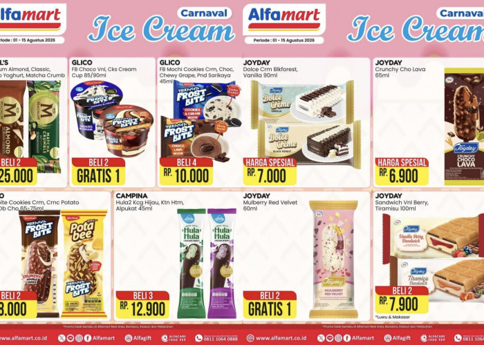 Lusa Terakhir, Carnaval Ice Cream Alfamart, Dingin di Lidah, Happy Sampai di Hati