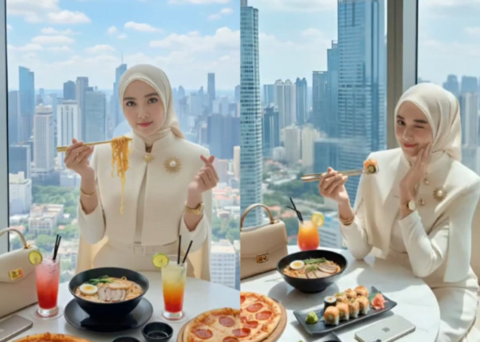 Coba Prompt Gemini AI Ini, Rasakan Mewahnya Makan Siang di Restoran Pencakar Langit!