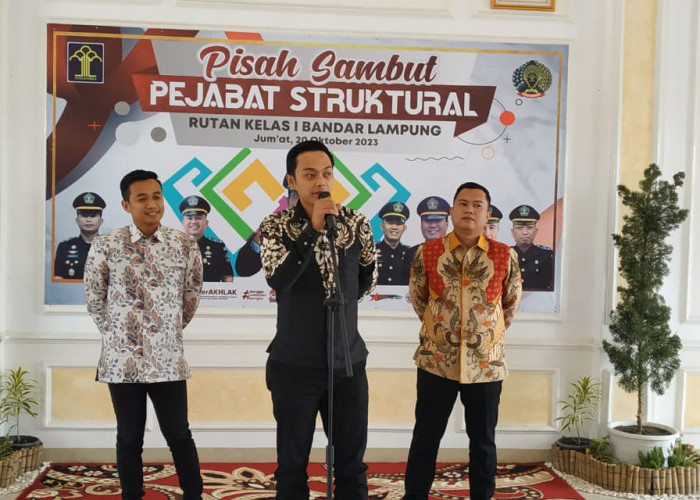 Tiga Pejabat Rutan Bandar Lampung Berganti, Cek Daftar Nama dan Jabatan Terbarunya