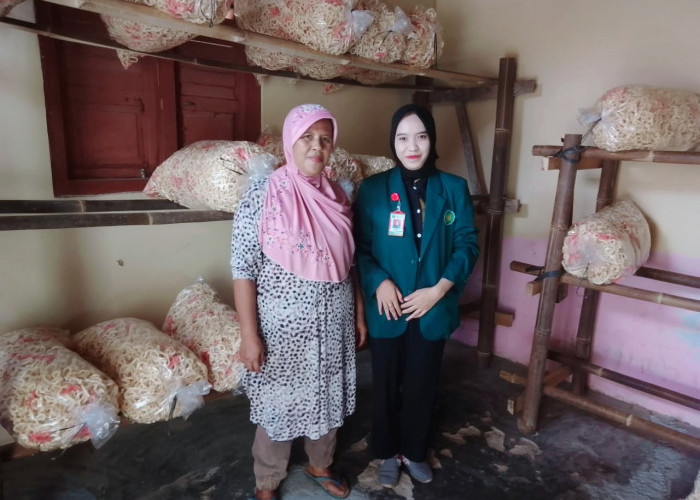 Mahasiswa KKN UML Lakukan Penelitian Tentang Peningkatan Produksi UMKM Lanting di Dusun Paguyuban Tengah