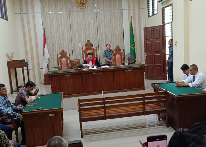 PN Tanjung Karang Tolak Permohonan Praperadilan Tersangka Agus Nompitu 