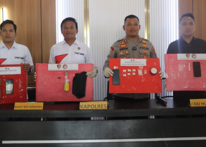 Polres Way Kanan Ungkap Lima Kasus Narkoba, Enam Tersangka Diamankan