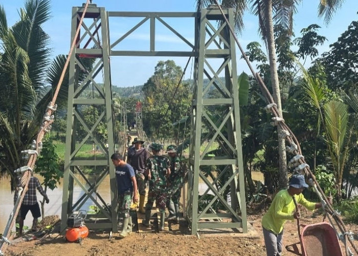 Capai 96 Persen, Pembangunan Jembatan Garuda Pringsewu Jadi Gerbang Pintu Akses Kebutuhan Masyarakat