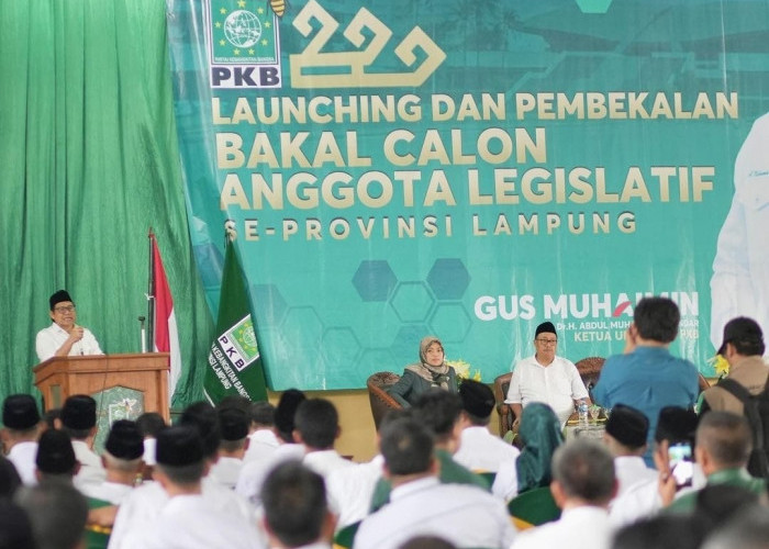 Beri Arahan kepada Bacaleg di Lampung, Muhaimin: Di PKB Ini Punya Uang, Nggak Punya Uang, Boleh Nyalon 