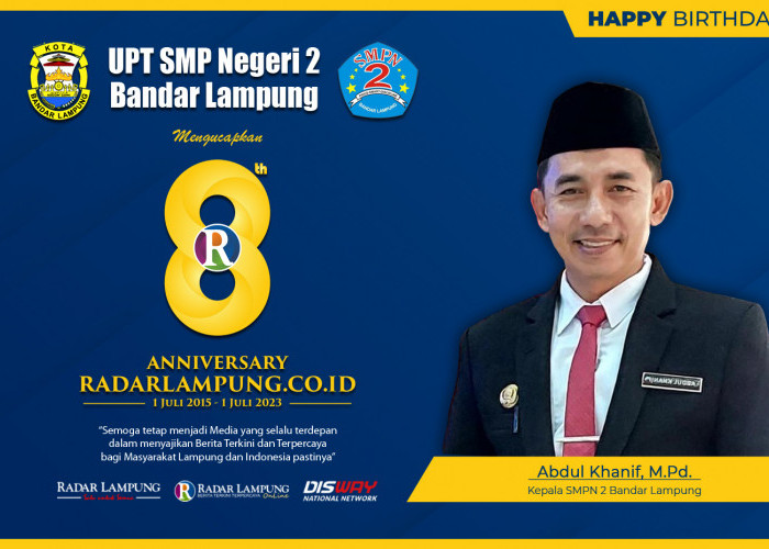 Abdul Khanif: Selamat Milad ke 8 Radar Lampung Online