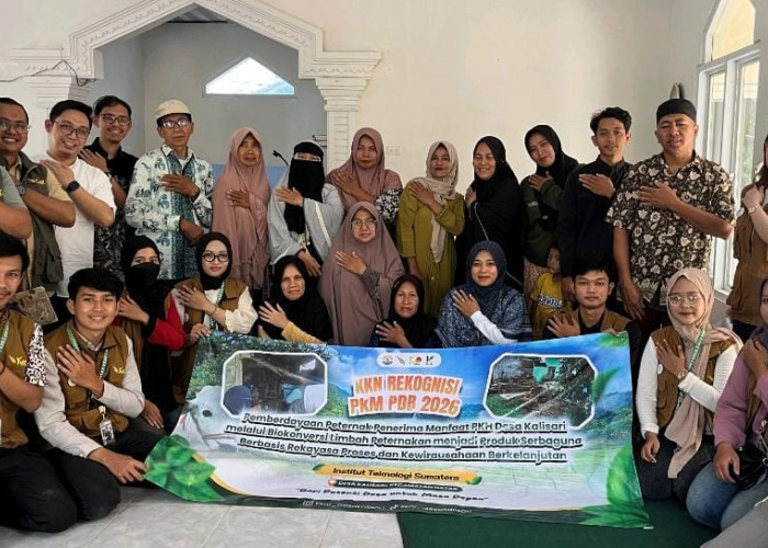 ITERA Berdayakan Peternak PKH Desa Kalisari melalui Biokonversi Limbah Peternakan