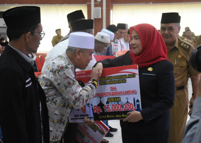 Bansos Operasional Masjid di Bandar Lampung Disalurkan, Ternyata Begini Cara Mendapatkannya