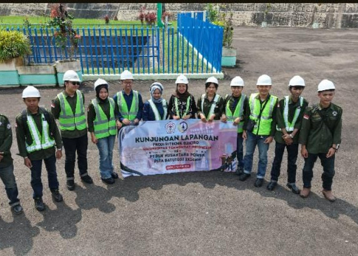 Kuliah Tak Melulu di Kelas, Mahasiswa Teknik Sipil Teknokrat Belajar Langsung di Bendungan Batutegi