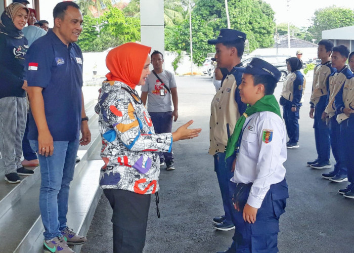 Lepas Kontingen Jumpa Bakti Gembira, Ketua PMI Lampung Ingatkan Hal Ini