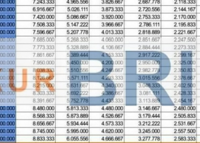 Update Tenor Cicilan KUR Bank BRI 2025 Plafond Rp100 Juta