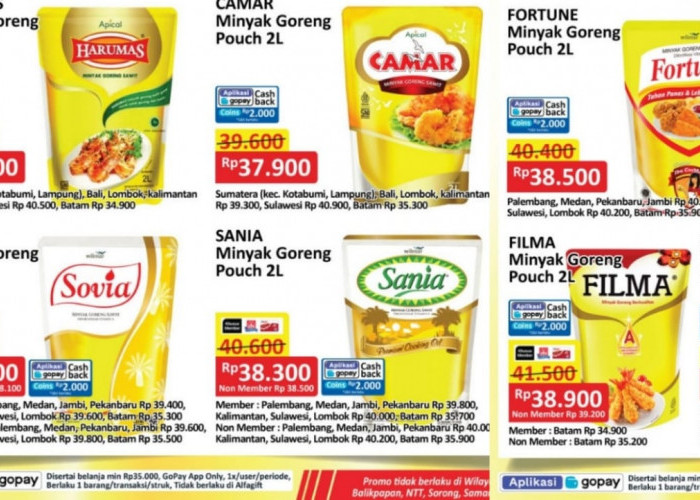 Hanya 3 Hari Promo JSM Alfamart, Dapatkan Produk Minyak Goreng Favorit Dengan Harga Super Hemat