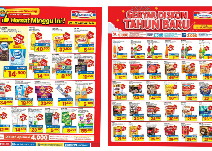 Promo Indomaret Januari 2026: Diskon Hingga 40 Persen, Minyak Goreng dan Popok Bayi Jadi Incaran