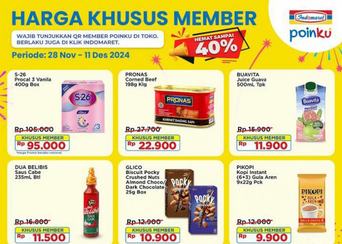 Dapatkan Diskon Khusus Member Lewat Promo Terbaru Indomaret, Ada Jus Jambu Rp 11 Ribu