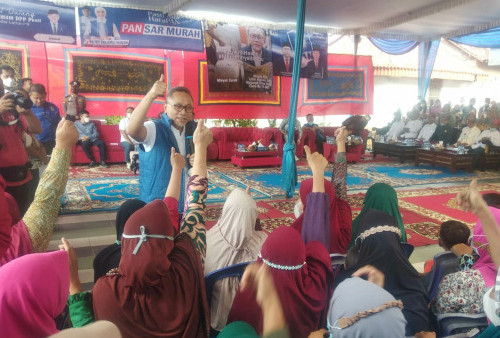Kunjungan Pertama ke Lampung, Mendag Diceletuk Emak-emak