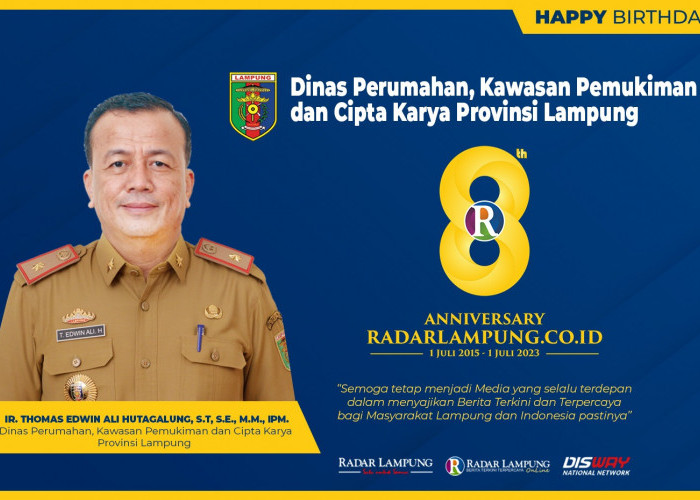 Thomas Edwin Ali Hutagalung: Selamat dan Sukses HUT ke 8 Radar Lampung Online