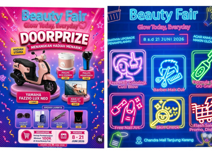 Warga Bandar Lampung Bisa Manjakan Diri Lewat Beauty Fair Chandra Mall Tanjung Karang