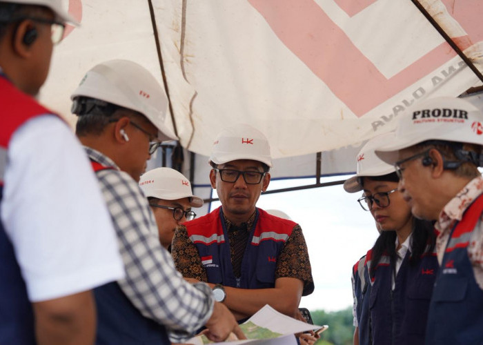 Hutama Karya Percepat Pembangunan Tol Palembang–Betung, Progres Konstruksi Tembus 81,99 Persen
