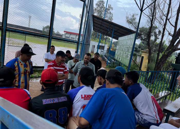 KONI Lampung Pantau Persiapan Baseball-Softball Hadapi PON 
