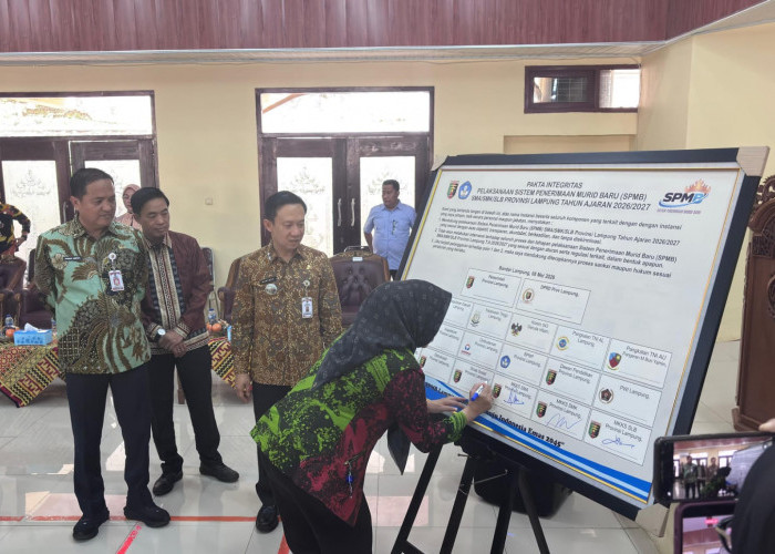Pemprov Lampung Deklarasikan SPMB 2026 Bersih, Perang Lawan Praktik Titipan