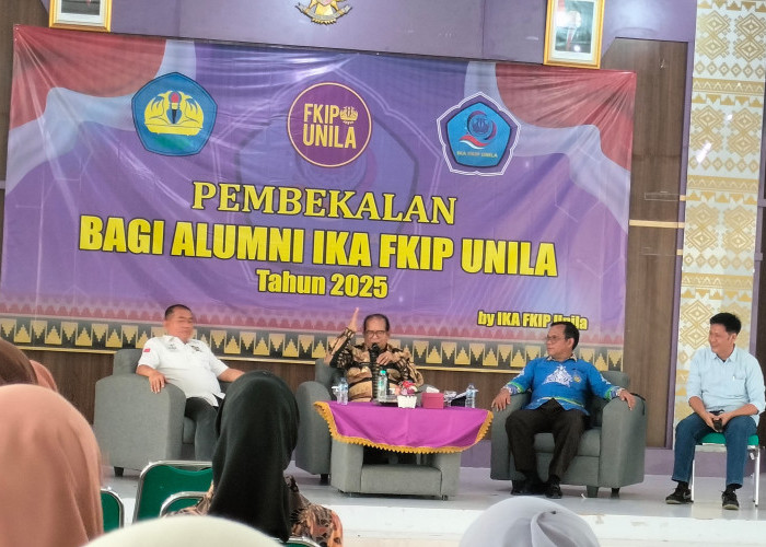 IKA FKIP Unila Beri Pembekalan Bagi Calon Alumni, PJ Gubernur Lampung : Jadilah Guru Beretika dan Berkarakter