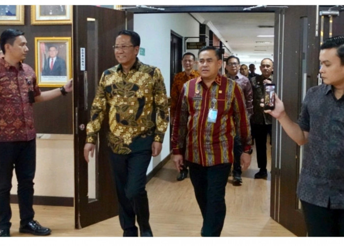 Tingkatkan Pelayanan Hukum, Menteri Hukum RI Kunjungi Kanwil Kemenkum Lampung