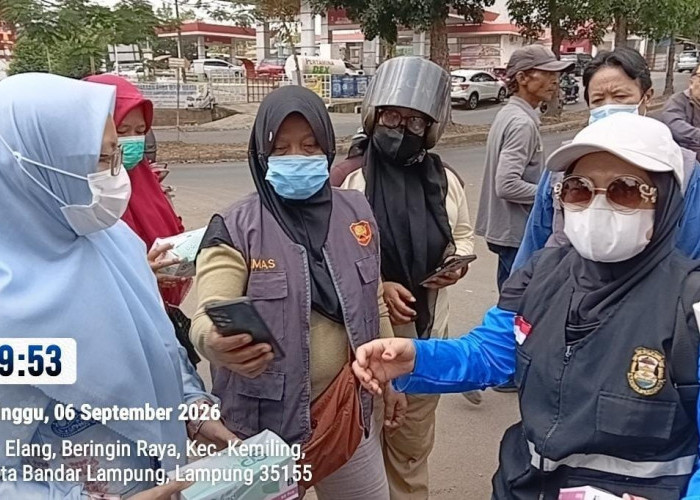 Pemkot Bandar Lampung Gerak Cepat Turunkan Tenaga Kesehatan Salurkan Masker Akibat Abu Vulkanik Anak Krakatau