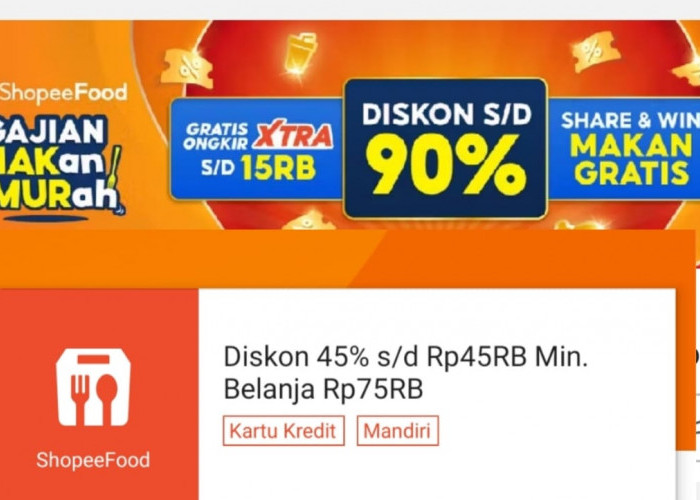 Diskon Hingga Rp45 Ribu di Promo ShopeeFood Hari Ini, Klaim Sekarang Untuk Makan Siang Lebih Kenyang!