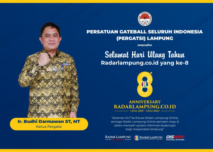 Persatuan Gateball Seluruh Indonesia (Pergatsi) Lampung: Selamat HUT ke-8 Radar Lampung Online