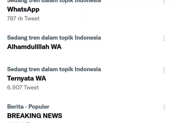 WhatsApp Down, Netizen Ramai-ramai Pindah ke Twitter