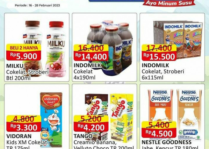 Cek Promo Milk Fair dari Alfamart, Periode 16 Sampai 28 Februari 2023 