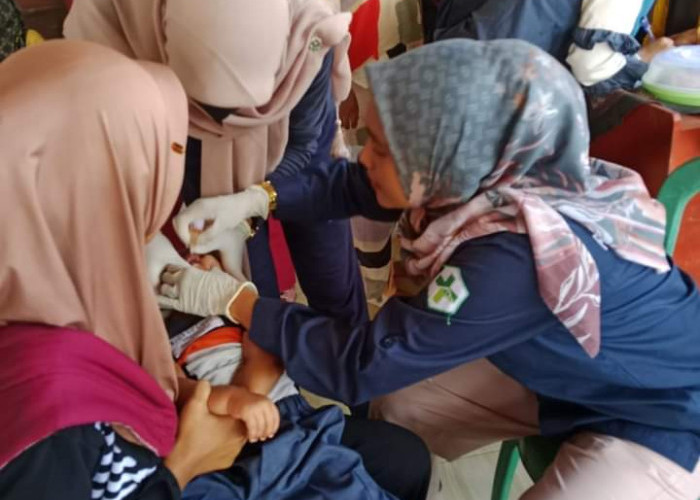 Keren! PIN Polio di Mesuji Lampung Capai 100 Persen