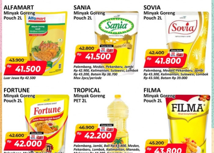 Spesial Promo JSM Alfamart 7–9 Agustus 2026: Harga Minyak Goreng 2 Liter Mulai Rp 41 Ribuan