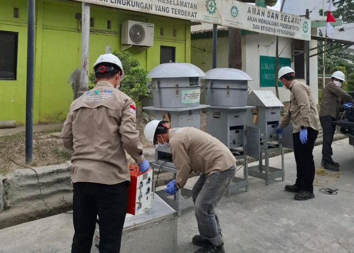 DLH Lampung Ambil Sampel Udara di Panjang, Produksi Semen Baturaja Dihentikan