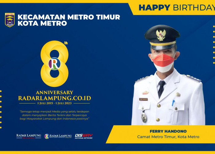 Ferry Handono: Selamat Hari Ulang Tahun Radar Lampung Online ke-8